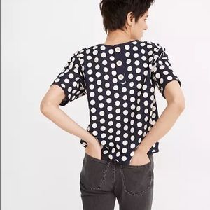 Madewell Textured Dot Top